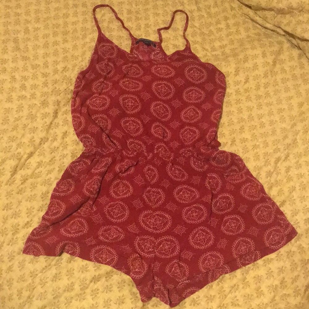 BM Racer Back Printed Romper